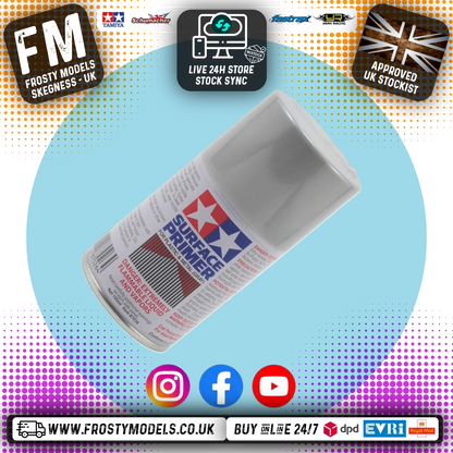 Tamiya - Surface Primer for Plastic & Metal (Grey)  - 87026