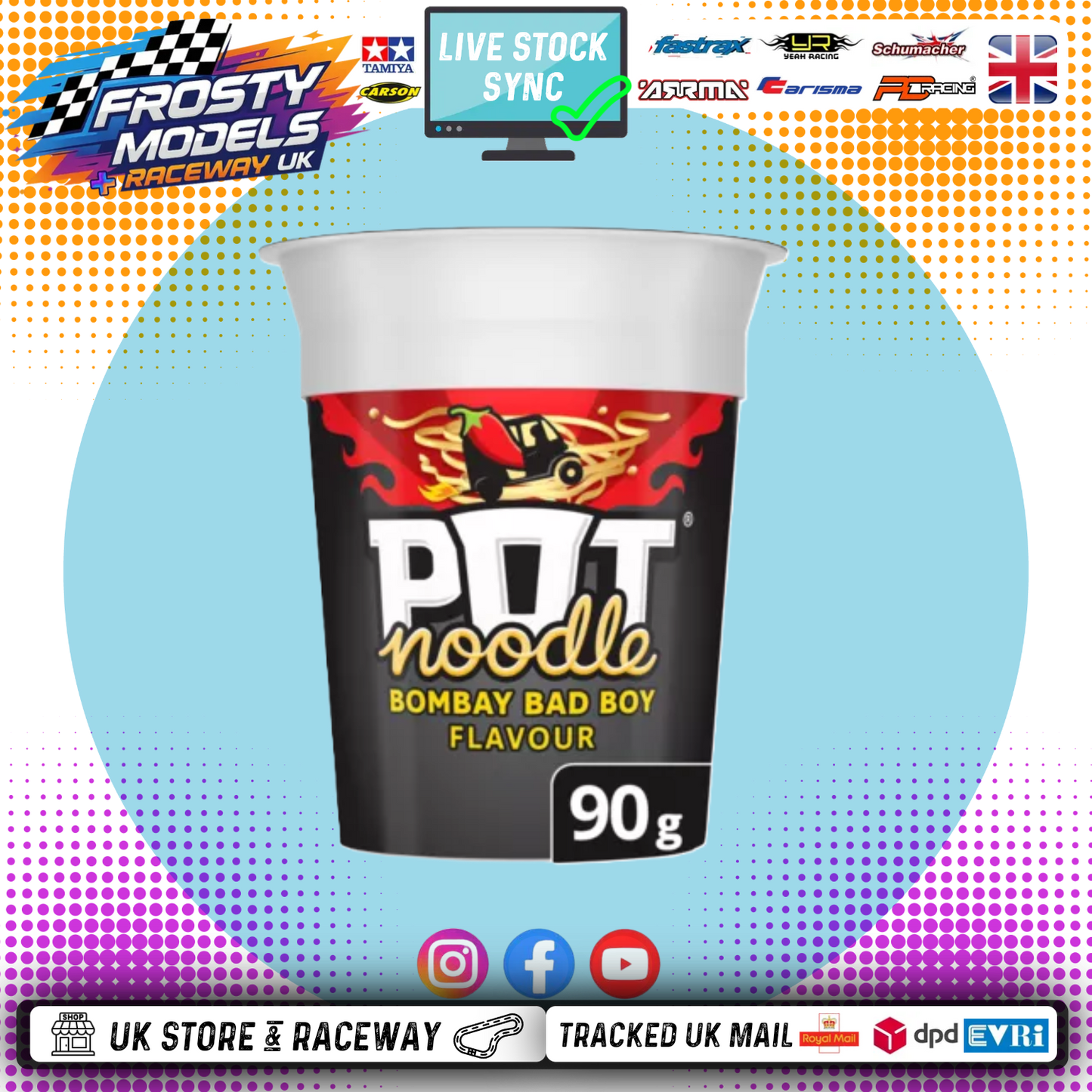 TRACKSIDE REFRESHMENTS - POT NOODLE - ANY FLAVOUR AVAILABLE