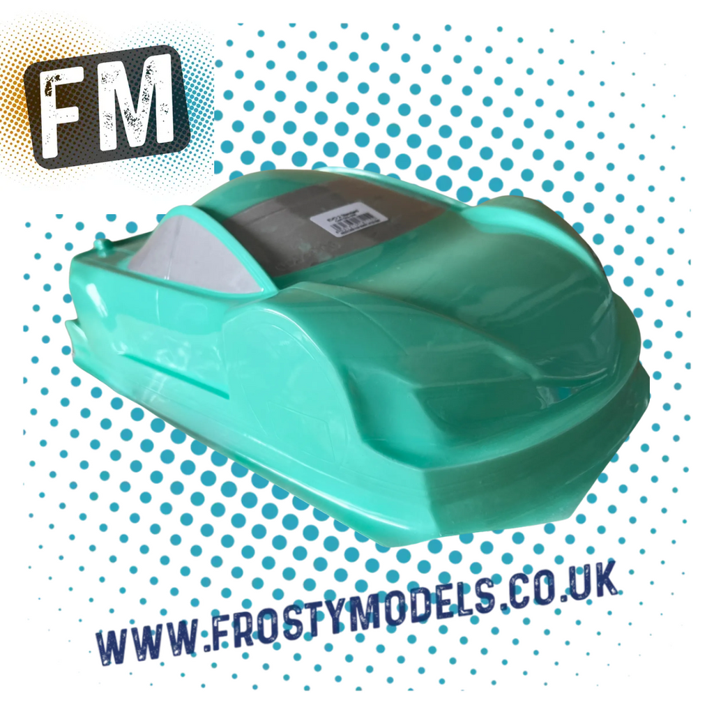 MONTECH EVO2 (PRE PAINTED SPEARMINT) - RC CAR BODY SHELL 1/10 TC STD ETS 190MM - MT022006