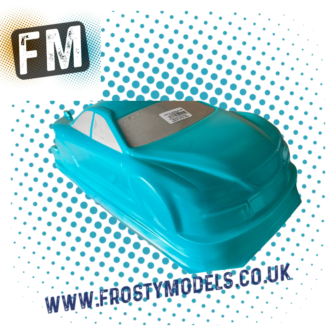 MONTECH MAZDA 2.0 (PRE PAINTED AQUA BLUE) - RC CAR BODY 1/10 TC STD ETS 190MM - MT010001
