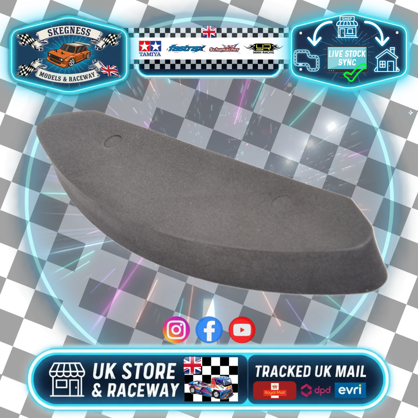 Schumacher - Atom / Supastox / Kamtec Mini Racer Foam Bumper - U4813