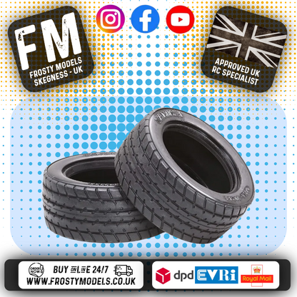 TAMIYA - RC 1/10 M-Chassis (mini) 60D Radial Tyres - 50683 (All M-Series Chassis')