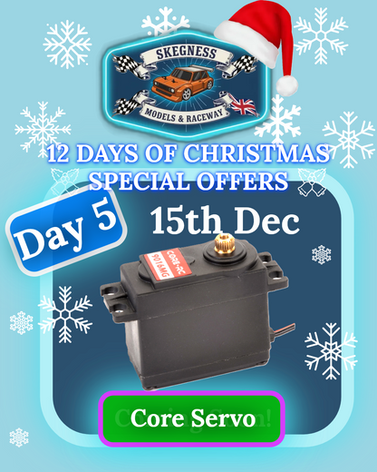 CORE RC - 9016MG 9Kg 0.16 SEC - 1/10 METAL GEARED STANDARD SERVO - CR494 (STRONG)