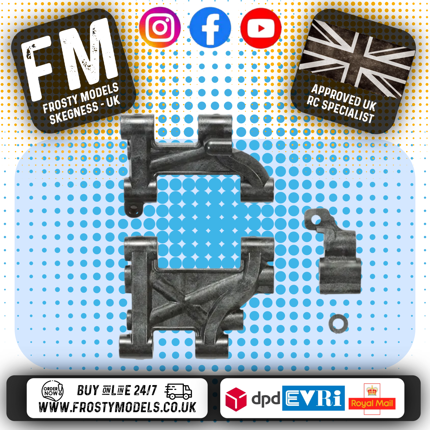 TAMIYA 54614 - M CHASSIS (M-05 & M-06) RC CARBON REINFORCED L PARTS