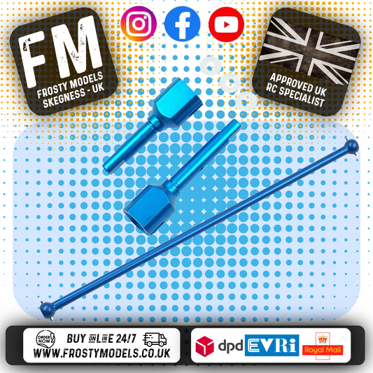 YEAH RACING - TAMIYA TT01E ALLOY PROP & OUTPUT SHAFTS - BUNDLE