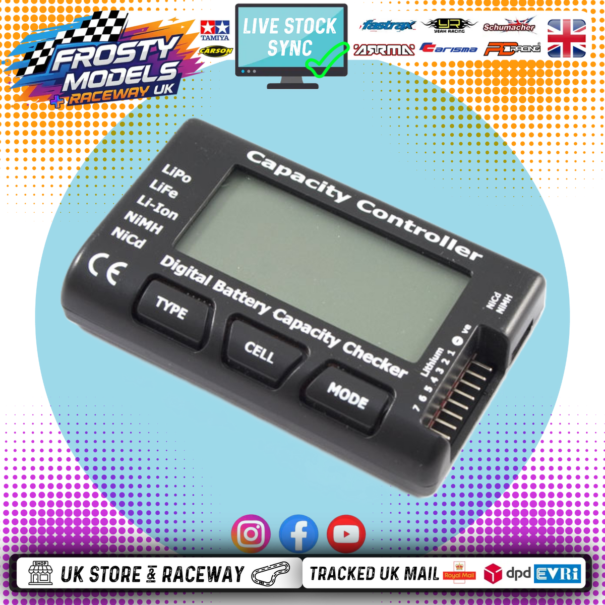 ETRONIX - CELLMETER LI PO BATTERY CAPACITY CHECKER - ET0501