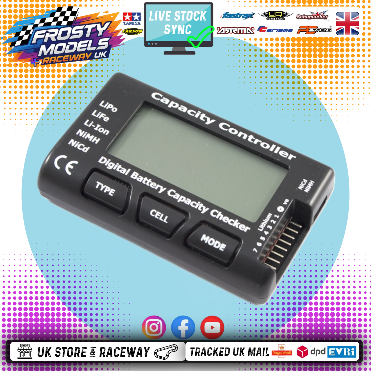 ETRONIX - CELLMETER LI PO BATTERY CAPACITY CHECKER - ET0501