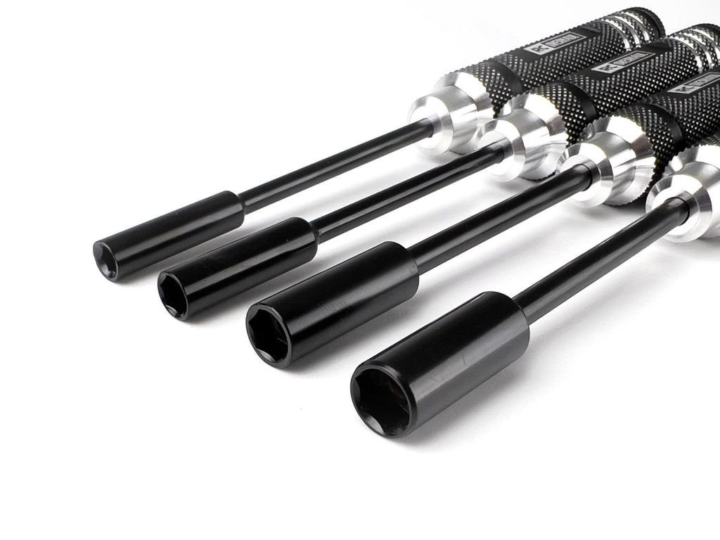 RC Overhaul - RC Tools Alloy Nut Driver Set 4mm/5.5mm/7mm/8mm (Black) T-RCO-TL002N