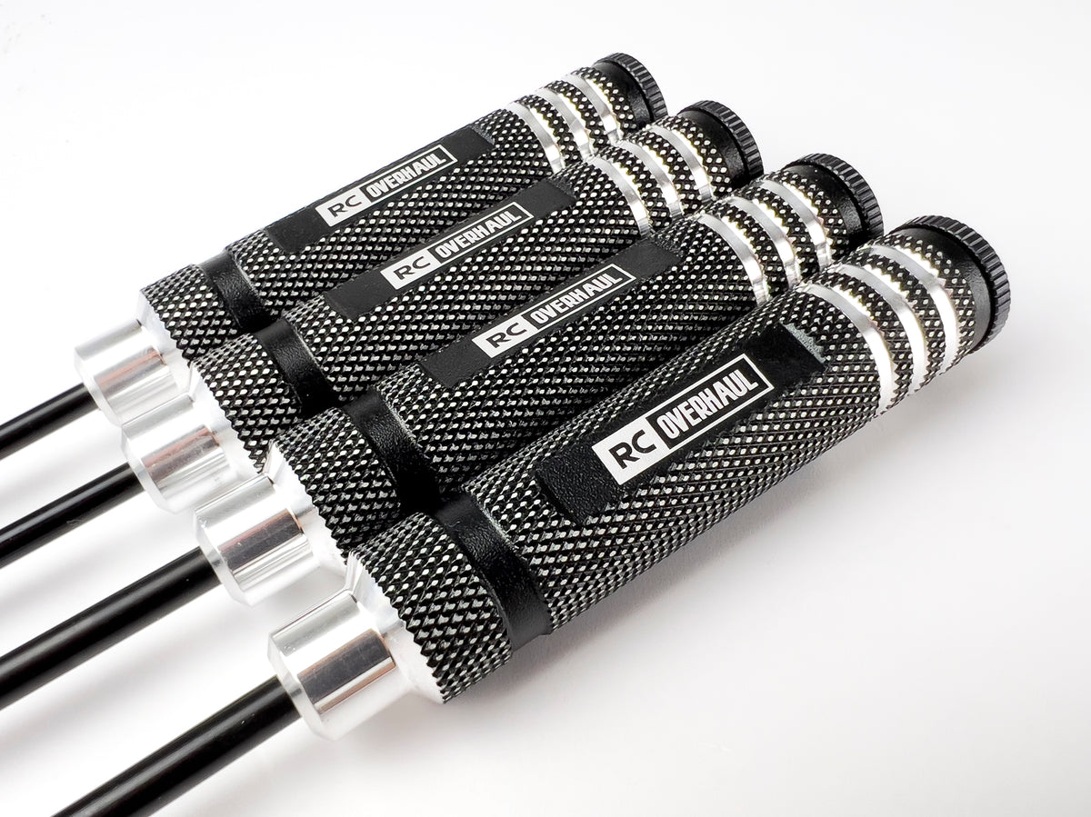 RC Overhaul - RC Tools Alloy Nut Driver Set 4mm/5.5mm/7mm/8mm (Black) T-RCO-TL002N