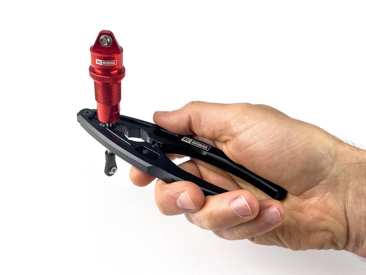 RC OVERHAUL - 1/10 - 1/8 RC CAR/TRUCK/BUGGY SHOCK SHAFT PLIERS BLACK ALLOY - T-RCO-TL007