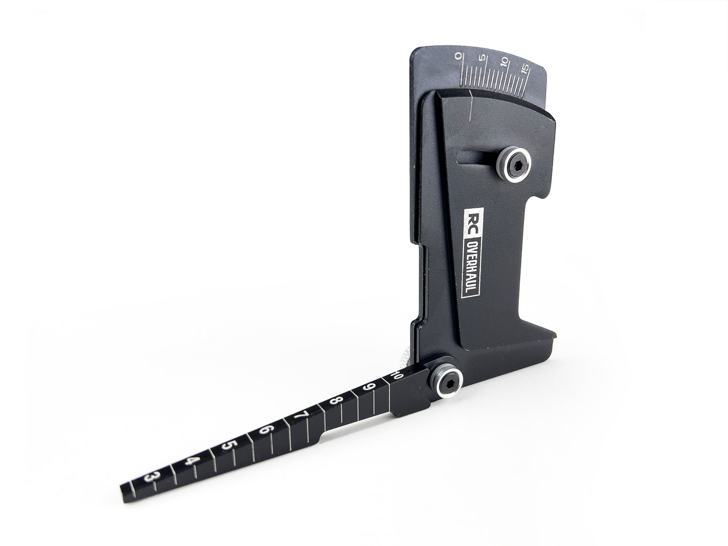 RC OVERHUAL - RC 1/10th Car Camber & Ride Height Gauge (Black) T-RCO-TL014
