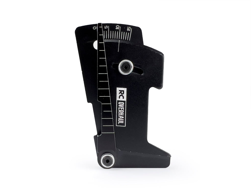 RC OVERHUAL - RC 1/10th Car Camber & Ride Height Gauge (Black) T-RCO-TL014