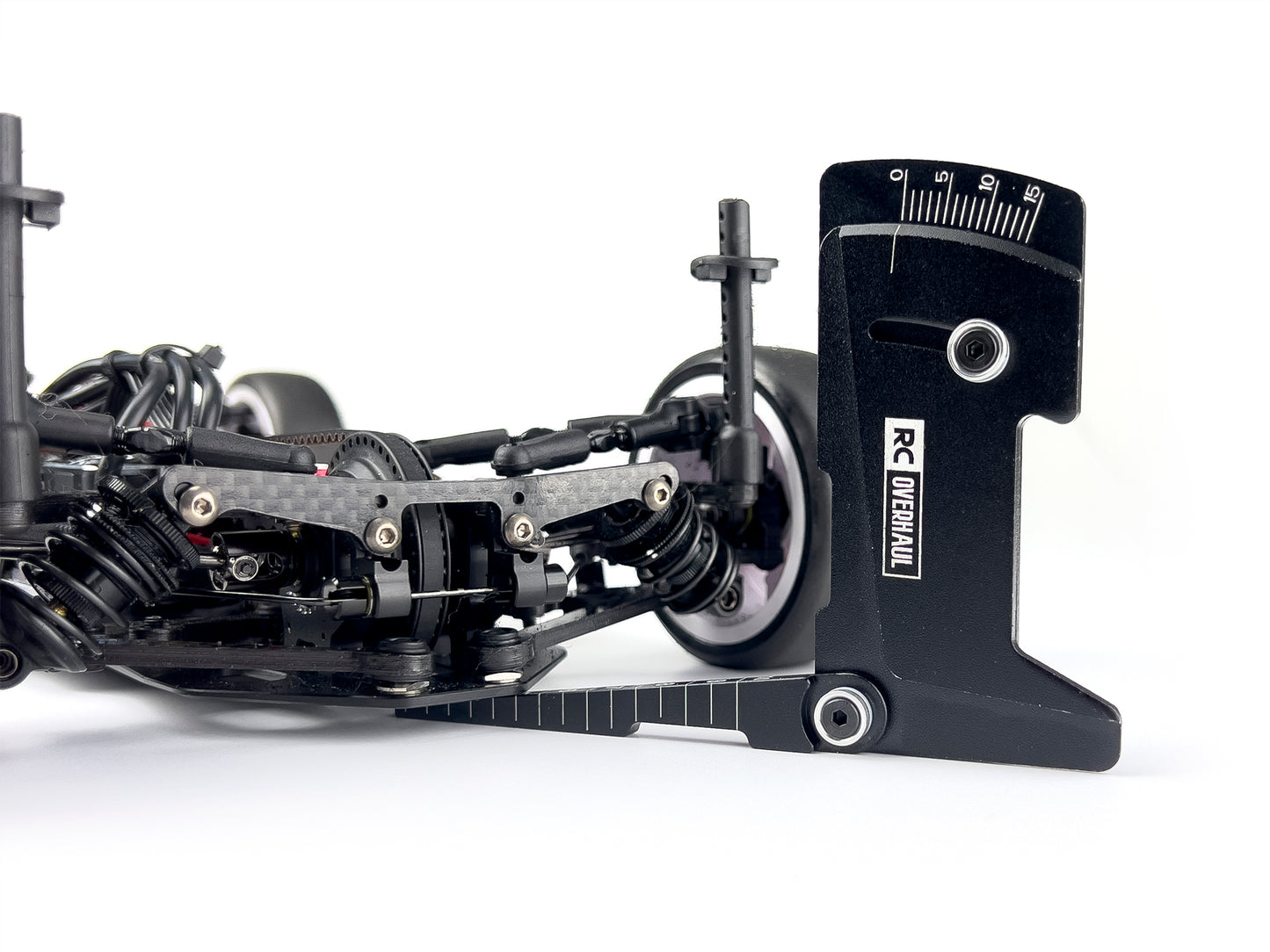 RC OVERHUAL - RC 1/10th Car Camber & Ride Height Gauge (Black) T-RCO-TL014