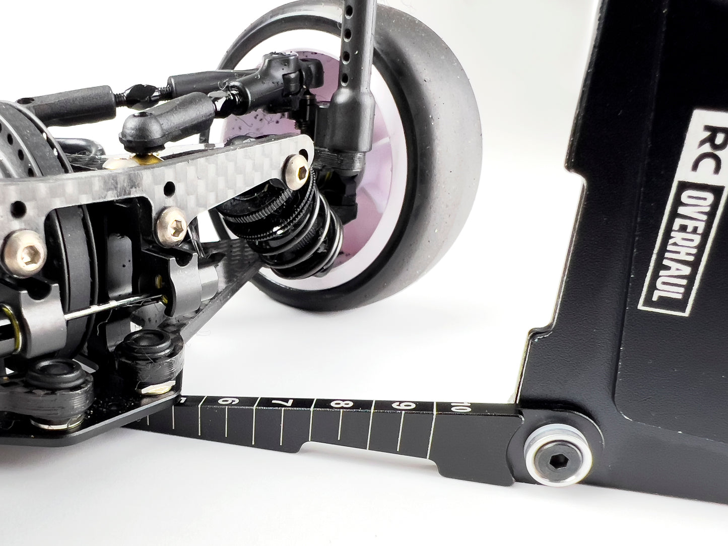 RC OVERHUAL - RC 1/10th Car Camber & Ride Height Gauge (Black) T-RCO-TL014