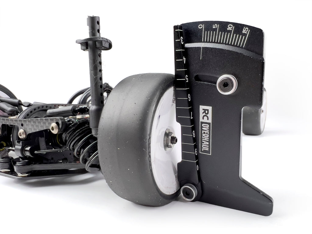 RC OVERHUAL - RC 1/10th Car Camber & Ride Height Gauge (Black) T-RCO-TL014