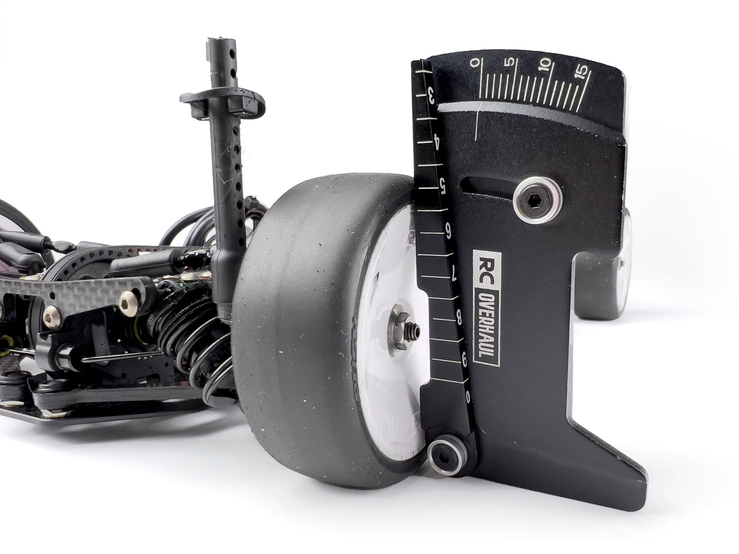 RC OVERHUAL - RC 1/10th Car Camber & Ride Height Gauge (Black) T-RCO-TL014