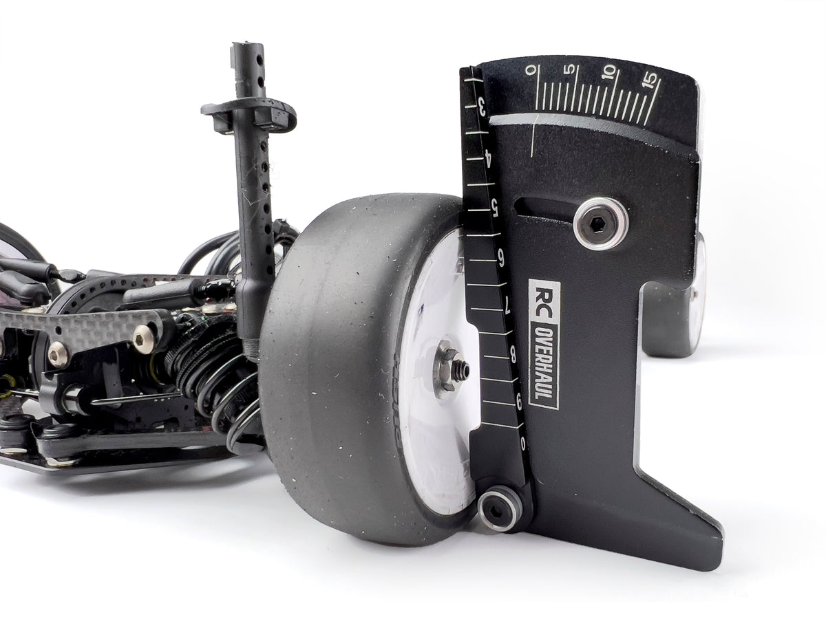 RC OVERHUAL - RC 1/10th Car Camber & Ride Height Gauge (Black) T-RCO-TL014