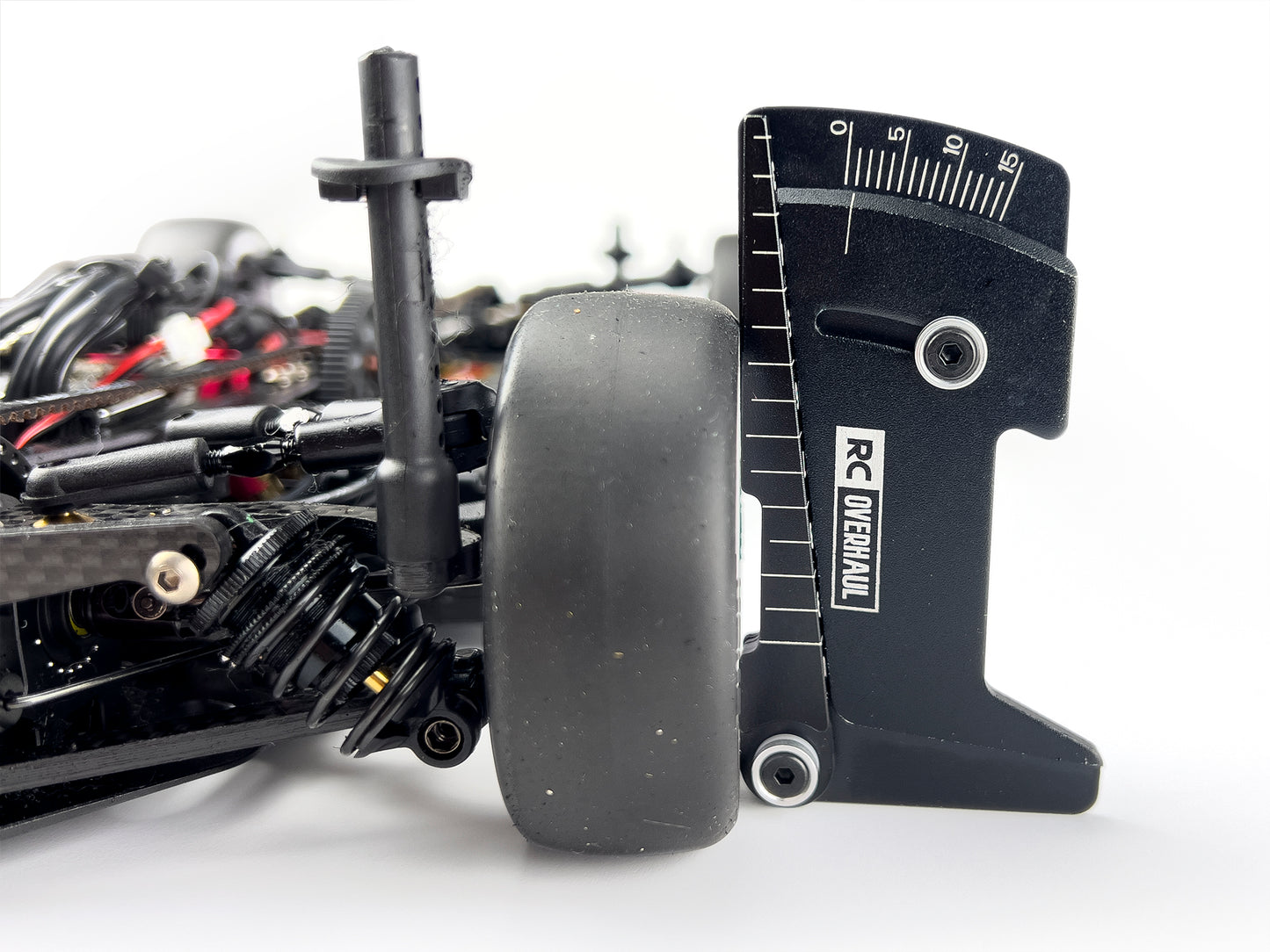 RC OVERHUAL - RC 1/10th Car Camber & Ride Height Gauge (Black) T-RCO-TL014