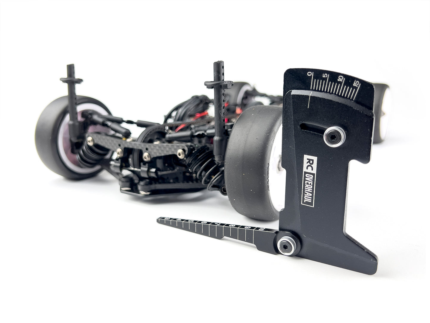 RC OVERHUAL - RC 1/10th Car Camber & Ride Height Gauge (Black) T-RCO-TL014