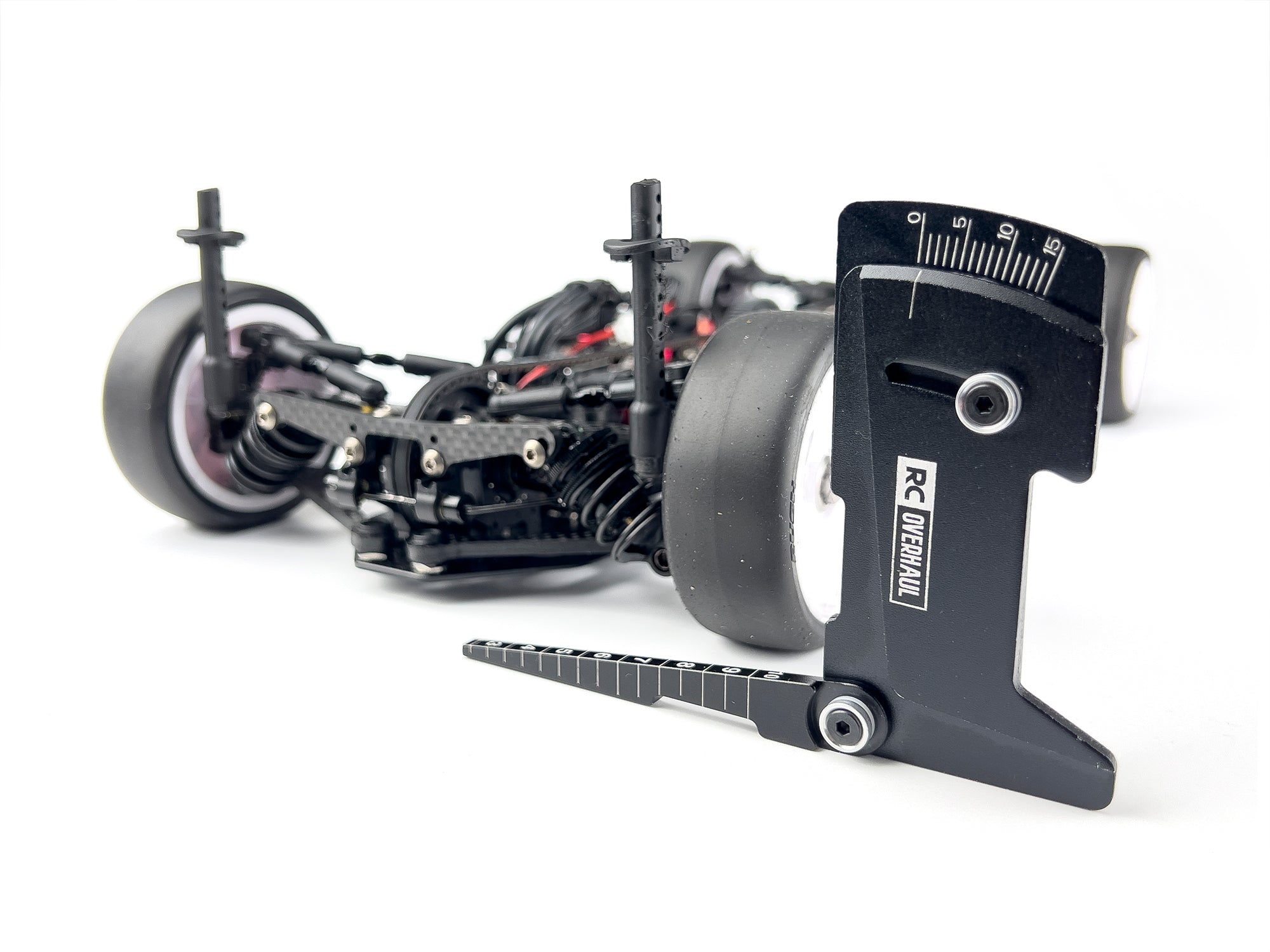 RC OVERHUAL - RC 1/10th Car Camber & Ride Height Gauge (Black) T-RCO-TL014