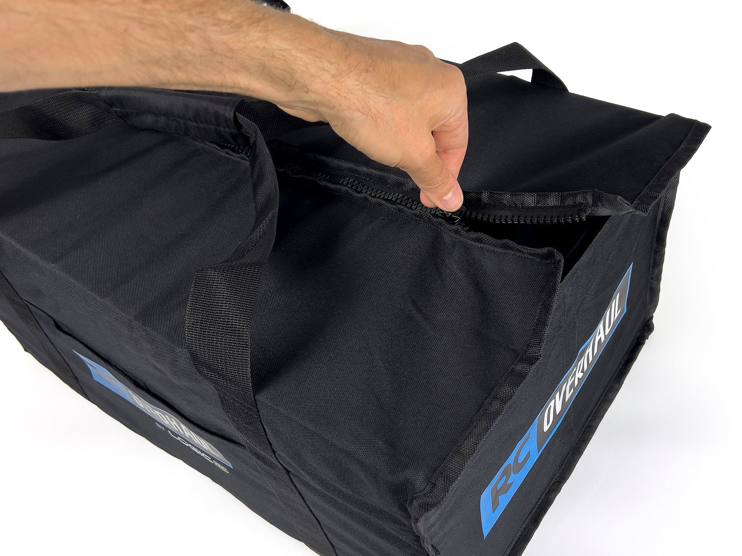RC OVERHAUL -  1/10 RC CAR/BUGGY ZIPPER TRANSPORT CARRY HAUL BAG (56 X 36 X 25CM) - T-RCO-TL018