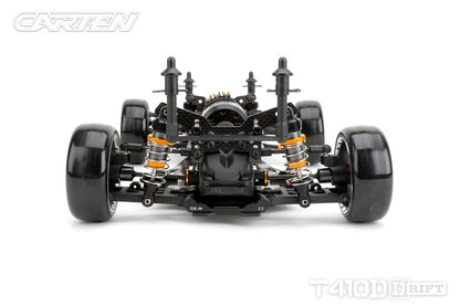 Carten - T410D Electric RC 1/10 DRIFT CAR RWD Competition Grade Kit Form - 200mm Wide / 254-258mm wheelbase (No electrics)