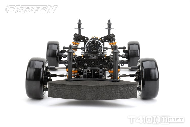Carten - T410D Electric RC 1/10 DRIFT CAR RWD Competition Grade Kit Form - 200mm Wide / 254-258mm wheelbase (No electrics)
