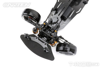 Carten - T410D Electric RC 1/10 DRIFT CAR RWD Competition Grade Kit Form - 200mm Wide / 254-258mm wheelbase (No electrics)