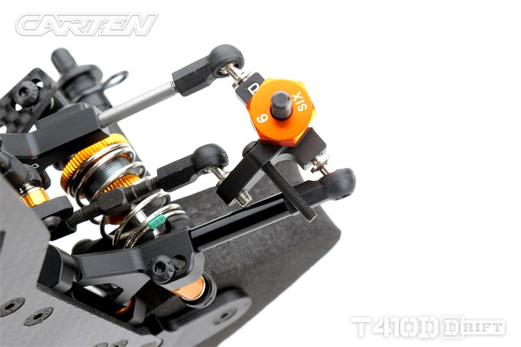 Carten - T410D Electric RC 1/10 DRIFT CAR RWD Competition Grade Kit Form - 200mm Wide / 254-258mm wheelbase (No electrics)