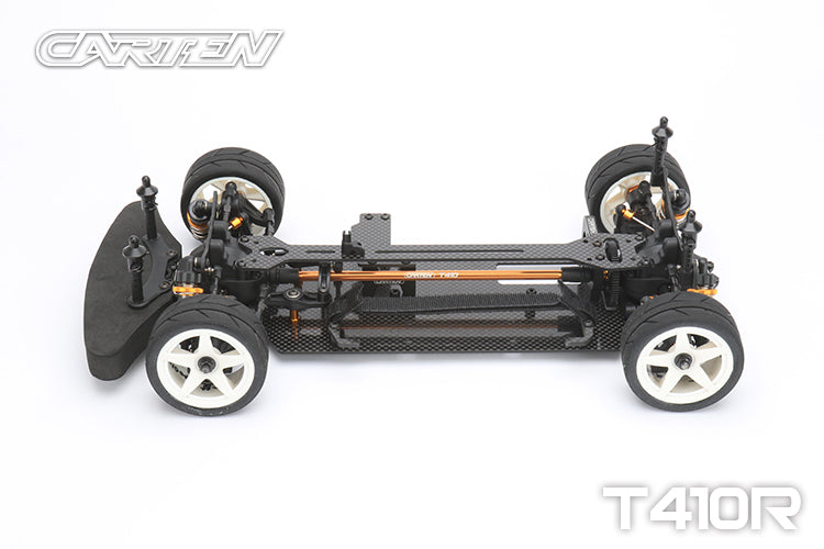 Carten - T410R Revolution 1/10 Electric RC TOURING CAR - Shaft Drive 4WD - Revolution Pro Kit - 190mm Wide by 258mm Wheelbase (No electrics, wheels or tyres etc)