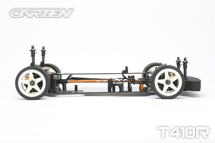 Carten - T410R Revolution 1/10 Electric RC TOURING CAR - Shaft Drive 4WD - Revolution Pro Kit - 190mm Wide by 258mm Wheelbase (No electrics, wheels or tyres etc)