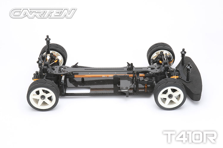 Carten - T410R Revolution 1/10 Electric RC TOURING CAR - Shaft Drive 4WD - Revolution Pro Kit - 190mm Wide by 258mm Wheelbase (No electrics, wheels or tyres etc)