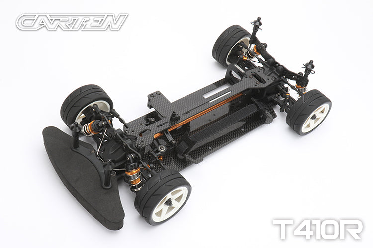 Carten - T410R Revolution 1/10 Electric RC TOURING CAR - Shaft Drive 4WD - Revolution Pro Kit - 190mm Wide by 258mm Wheelbase (No electrics, wheels or tyres etc)