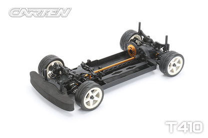Carten - T410 Entry Level Racer 1/10 Electric RC TOURING CAR - Shaft Drive 4WD - Assembled - 190mm Wide by 258mm Wheelbase (No electrics or body)