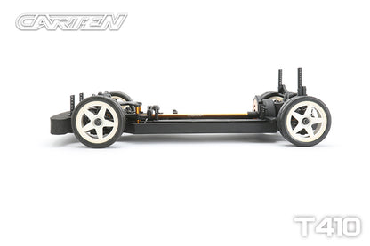 Carten - T410 Entry Level Racer 1/10 Electric RC TOURING CAR - Shaft Drive 4WD - Assembled - 190mm Wide by 258mm Wheelbase (No electrics or body)