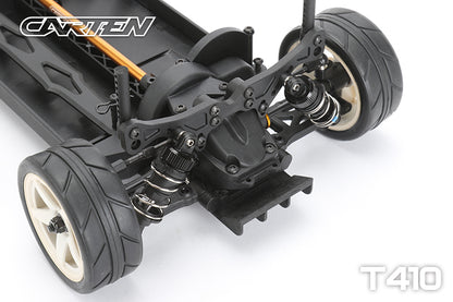 Carten - T410 Entry Level Racer 1/10 Electric RC TOURING CAR - Shaft Drive 4WD - Assembled - 190mm Wide by 258mm Wheelbase (No electrics or body)