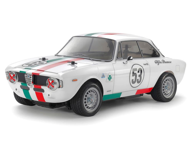 Tamiya - 1/10 RC Car M-Chassis Kit Giulia sprint GTA Club (MB-01) - 58732 (ESC & Motor Included - Requires Radio, Servo, Battery, Charger, PS Spray & Assembly)