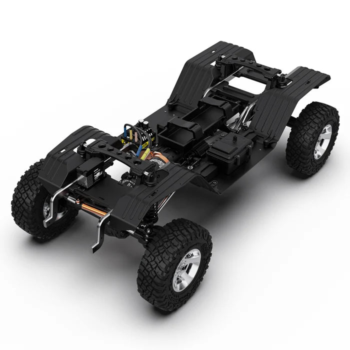 Rlaarlo - TK07 PRO Brushless 1/7 Scale RC Rock Crawler Truck - Red (2S-4S LiPo Version) - TK07-PRO