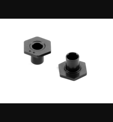Xray - Xray Spare Parts X4 ALU WHEEL HUB - SPRING CLIP - OFFSET -0.5MM - SWISS 7075 T6 (2) - XR305354