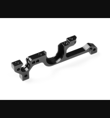 Xray - Xray Spare Parts ALU LOWER BULKHEAD FRONT - RIGHT - BLACK - SWISS 7075 T6 - XR332018
