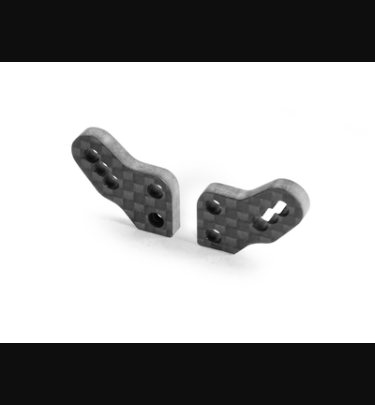 Xray - Xray Spare Parts CARBON SHOCK TOWER FRONT - 2 POSITIONS - SPLIT - XR332086