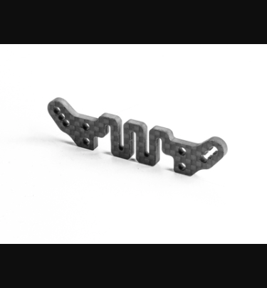 Xray - Xray Spare Parts CARBON SHOCK TOWER FRONT - 2 POSITIONS - WAVE - XR332087