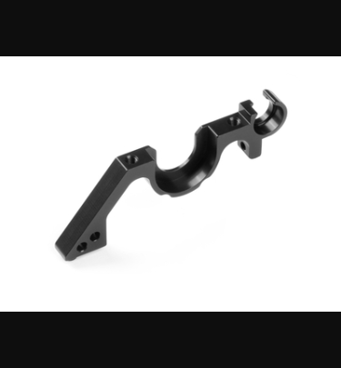 Xray - Xray Spare Parts ALU LOWER BULKHEAD REAR - RIGHT - BLACK - SWISS 7075 T6 - XR333019
