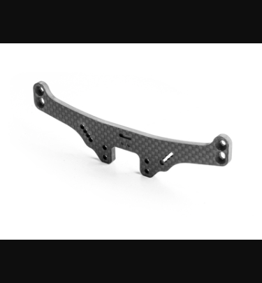 Xray - Xray Spare Parts CARBON SHOCK TOWER REAR - 2 DOTS - XR333085
