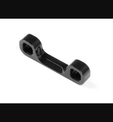 Xray - Xray Spare Parts ALU REAR LOWER 1-PIECE SUSPENSION HOLDER - FRONT - BLACK - RF - XR333714