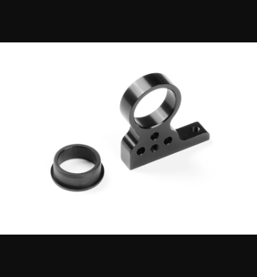 Xray - Xray Spare Parts ALU 2-SPEED HOLDER - BLACK - SWISS 7075 T6 - SET - XR334025