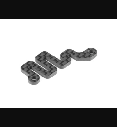 Xray - Xray Spare Parts CARBON REAR WAVE STIFFENER 2.2MM - XR336188