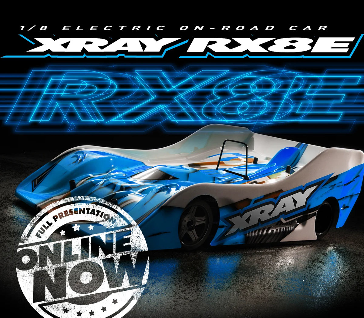 Xray - X8E 26 - 1/8 ELECTRIC ON-ROAD RC CAR KIT - XR340154