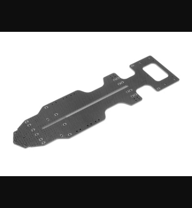 Xray - Xray Spare Parts X8 CARBON 1-PIECE CHASSIS - XR341134