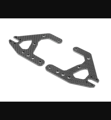 Xray - Xray Spare Parts X8 CARBON FRONT SUSPENSION ARM (L+R) - XR341135